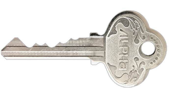 ALPHA】6ピンキー 旧型 合鍵 メーカー純正品 | 俺の合鍵