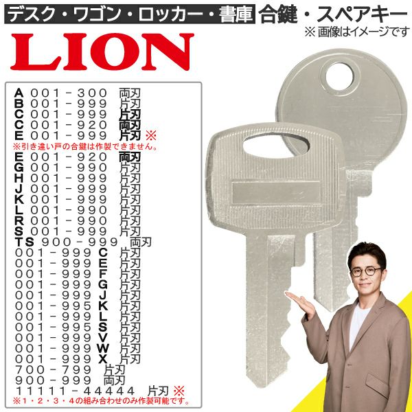 LIONの合鍵作成（非純正）