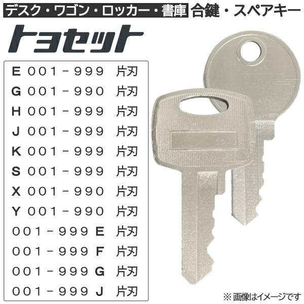 最大15%OFFクーポン ロッカー 書庫 H S J 鍵番号から作成可 K E G 合鍵 錠、